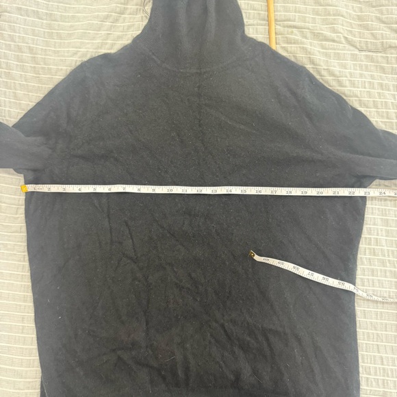 Talbots Cashmere Turtleneck Sweater Black sz 2X - Picture 4 of 5